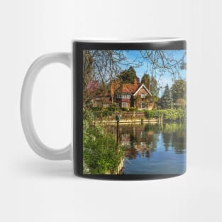 A Backwater At Goring on Thames Mug